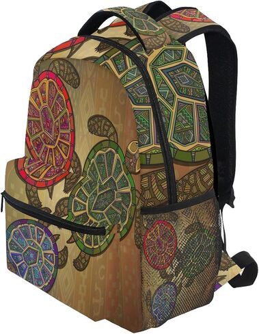 AUUXVA Kids Backpack School Shoulder Bag Large Waterproof Durable Bookbag Laptop Daypack for Students Teens Girls Boys Elementary (Pirate Ship) in Saudi Arabia