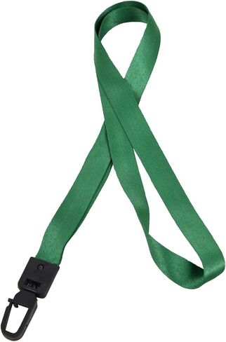 Lanyard Neck Strap with a Flexible Ziplock ID Cardholder, Includes Horizontal ID Card Name Badge Holder - All Plastic in Saudi Arabia
