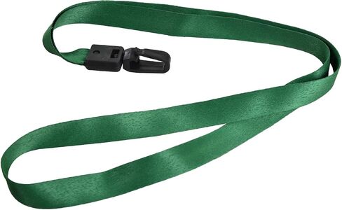 Lanyard Neck Strap with a Flexible Ziplock ID Cardholder, Includes Horizontal ID Card Name Badge Holder - All Plastic in Saudi Arabia