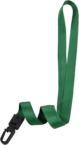 Lanyard Neck Strap with a Flexible Ziplock ID Cardholder, Includes Horizontal ID Card Name Badge Holder - All Plastic in Saudi Arabia