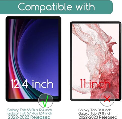 KEANBOLL 3-Pack Anti Glare Screen Protector for New 2023 Samsung Galaxy Tab S9 Plus/Galaxy Tab S9 FE Plus (12.4 inch),Anti Fingerprint (Matte) Shield in Saudi Arabia