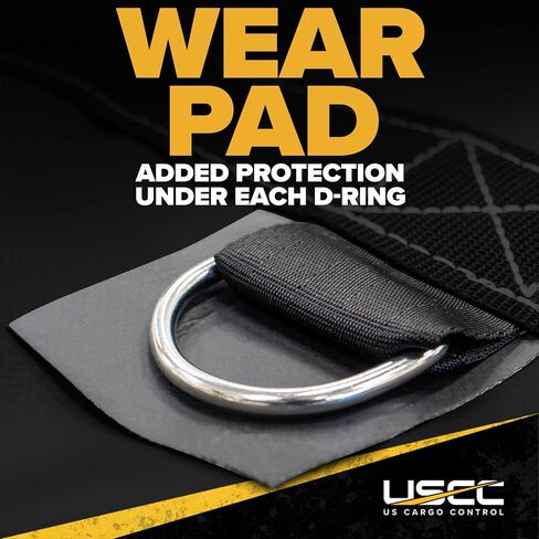 US Cargo Control Lightweight Lumber Tarp - 20 Feet x 28 Feet with 6 Foot Drop and Flap - Durable Protection for Your Flatbed Trailer Cargo - 14 Ounce Black Tarp for Flatbed in Saudi Arabia