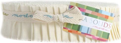 Bella Solids Snow Honey Bun 40 1.5-inch Strips Moda Fabrics 9900HB 11 in Saudi Arabia