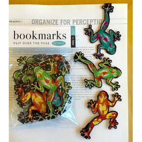 Frog Bookmarks Bulk Animal Clip Bookmarks for Students Kids Teens Girls Boys Pack of 20 Funny Bookmarks Reading Incentives and Awards Reading Programs Birthday Party Favors Classroom Prizes