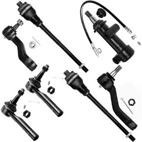 SCITOO 7pcs Front Suspension Kit Idler Arm Pitman Arm Inner Outer Tie Rod Replacement For Cadillac Escalade For Chevy Avalanche 1500 Silverado 1500 Suburban 1500 Tahoe For GMC Sierra 1500 Yukon 1500
