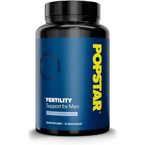 Fertility Supplement For Men - Doctor Formulated - Made in the USA - Men's Prenatal Vitamins - Male Fertility Supplements - Booster - Count & Motility Activator - 90 Vegan Capsules (1 Month Supply)