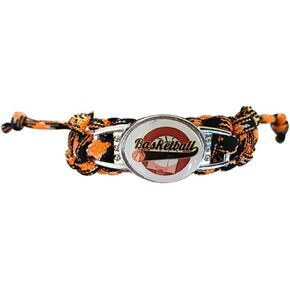 Infinity Collection Basketball Adjustable Paracord Unisex Bracelet Basketball Jewelry Gift for Boys and Girls Premium Paracord Bracelet for Teens, Boys and Girls