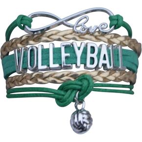 Infinity Collection Volleyball Bracelet- Volleyball Jewelry - Perfect Volleyball Gifts for Players