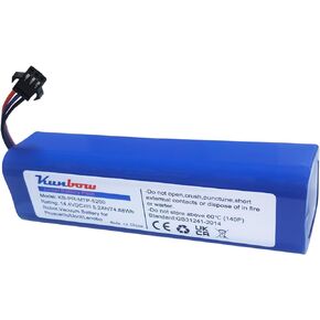 5200mAh Li-ion Battery, Replacement Battery for Proscenic M7 Pro, LDS M7 Pro,M8 Pro,M7 Max,U6,for Xiaomi Viomi S9,for Viomi D800, UONI V980 Max, V980 Plus Robot Vacuum.(14.4V/74.88Wh)
