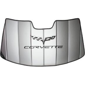 C6 Corvette Windshield Sunshade - Insulated Accordion Style Sun Shade for 2005-2013 C6, Grand Sport, Z06, ZR1 Corvettes