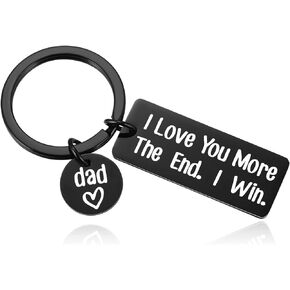 Naughty I Love You More Gifts for Daughter Son from Mom Dad, Back to School Birthday Christmas Jewelry for Daughter Son