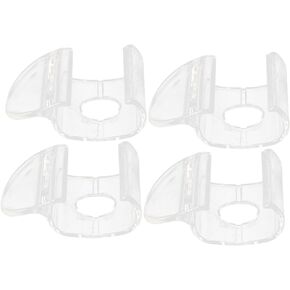4pcs Venetian Blind Clip Window Blinds Roller Cordless Shade Handles Window Shade Pull Down Sheer Curtains Valance Clips for Blinds Draw Rod for Cordless Blinds Hem Lever Plastic