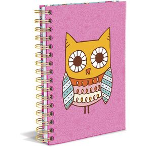 Graphique Shoes Flat Notes - Colorful Shoe Trio Design Embellished with Gold Foil, pink owl (SB3025A5)