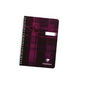 Clairefontaine Classic Wirebound Notebooks 5 4/5 in. x 8 1/4 in. ruled 90 sheets,colors may vary