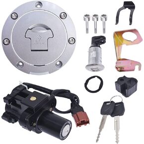 munirater Ignition Switch Fuel Gas Cap Seat Lock Key Set Replacement for 2007-2014 Honda CBR1000RR CBR 600RR