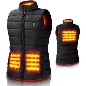 Heated Vest, Electric Heating Jacket Warm Fleece Polar for Men Women Waterproof Waistcoat For Spring/Winter Outerwear
