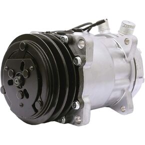 FKG AC Compressor and A/C Clutch 2259344000 Fit for 1986-1989 Hyundai Excel 1.5L, 1987-1989 Mercury Tracer 1.6L, 1982-1985 Mazda 626 2.0L