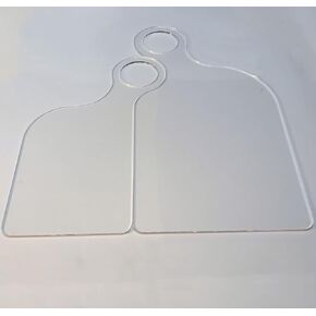 Full Nesting Acrylic Charcuterie Template,Woodworking Router Template,Serving Board Acrylic Router Template Set (Style1)
