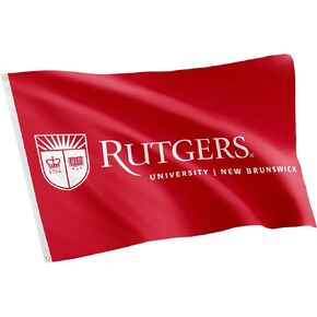 Desert Cactus Rutgers Flag State University of New Jersey RTX Flag Banners 100% Polyester Indoor Outdoor 3x5 feet Flags (Style 3)