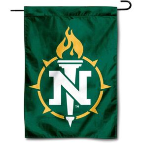 Northern Michigan Wildcats Academic Logo Garden Flag