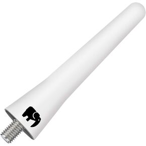2.5" inch Short Copper Core Antenna, Compatible with Mini Cooper All Models - Cooper S, Convertible, Countryman, Clubman, Coupe or Roadster - Designed for Optimized FM/AM Reception (Red)