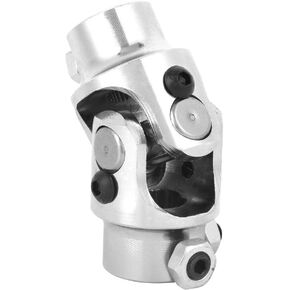 Steering Shaft U Joint 35°, Steering Shaft U-Joint 3/4-36 Spline X 3/4in DD for Grinding Machines Levelers Fit for Mustang (Chrome)