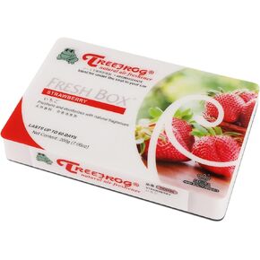 Auto Dynasty TreeFrog Gel-Typed Cup-Holder Air Freshener Box, Pink Strawberry Scent, 200g