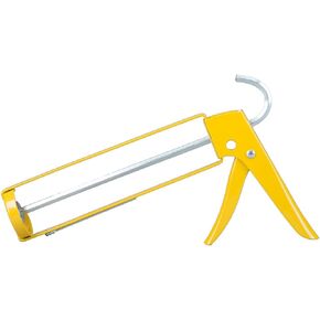 Dripless Contractor Professional Open-Frame Hex Rod Caulk Gun SH200 | No Drip Metal Caulking Gun for 10oz Sealant and Adhesive Silicone Cartridges or Tubes | 10:1 Thrust Ratio | Contractor Grade
