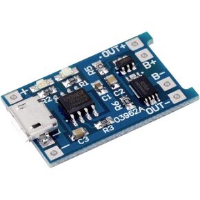 10pcs JacobsParts TP4056 5V 1A USB Type-C 18650 Lithium Battery Charging and Protection Board