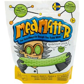 Mad Mattr is The Addictive, Super-Soft, and Satisfying Dough-Like Material That Shapes and molds Easily and Never Dries Out (Teal, 10oz)