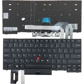 Laptop Replacement US Layout with Pointing Keyboard for Lenovo IBM ThinkPad E480 E490 E495 T480S T490 T495 L380 L390 L480 L490 R480 R490 S2 3rd TP00091A 01YP275 01YP302 01YP559 01YP400 in Kuwait