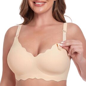 Gailife Floral Nursing Bras for Breastfeeding Comfort Maternity Bras for Pregnancy Seamless Bralettes with Extra Extender