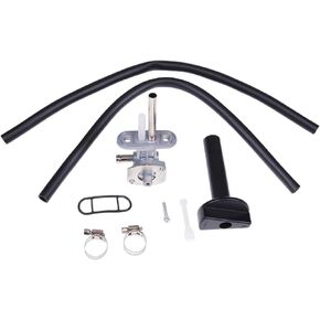 Fuel Valve Petcock & Lever 5GH-24500-10-00 Compatible with Yamaha Kodiak 400 YFM400FA YFM450FA 4x4 2000-2006