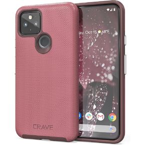 حافظة Crave Pixel 5، حافظة سلسلة حماية مزدوجة لهاتف Google Pixel 5 - أخضر غابة