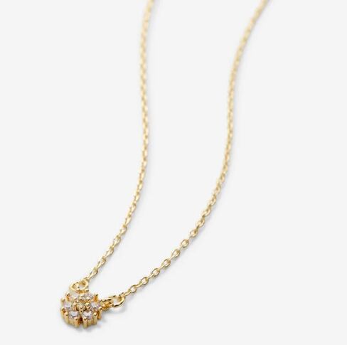 قلادة بريان أنتوني بلوم داينتي من الذهب عيار 14 قيراط/شفاف in Kuwait