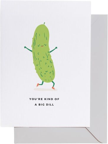 General Greeting Card, Big Dill Pun, Funny Card for Anyone, Congratulations Card, Graduation Card, For Teacher, Birthday Card, Promotion Card, Congrats Greeting Card in Saudi Arabia