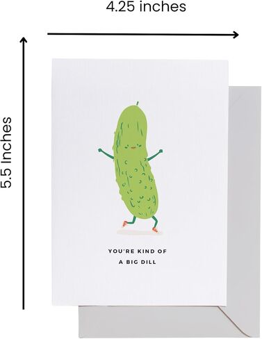 General Greeting Card, Big Dill Pun, Funny Card for Anyone, Congratulations Card, Graduation Card, For Teacher, Birthday Card, Promotion Card, Congrats Greeting Card in Saudi Arabia