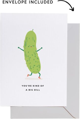 General Greeting Card, Big Dill Pun, Funny Card for Anyone, Congratulations Card, Graduation Card, For Teacher, Birthday Card, Promotion Card, Congrats Greeting Card in Saudi Arabia