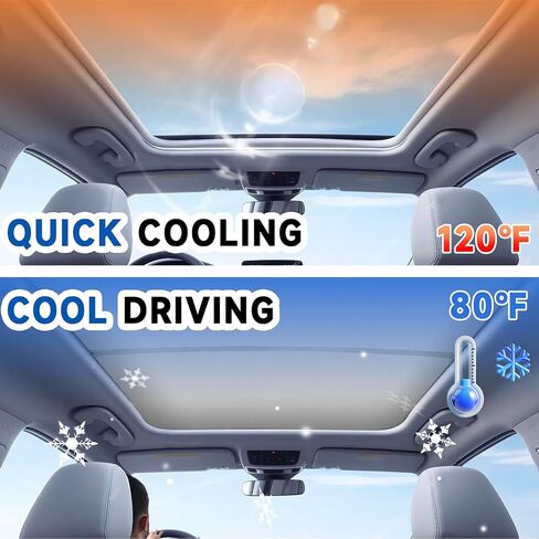 مظلة سقف لسيارة تسلا موديل Y 2020-2024، عازل للنافذة الأمامية والخلفية للحماية من الأشعة فوق البنفسجية موديل Y، مظلة شمسية، لا ترهل، لا فجوات، تتكامل مع اللون الداخلي الأصلي للسيارة. in Kuwait