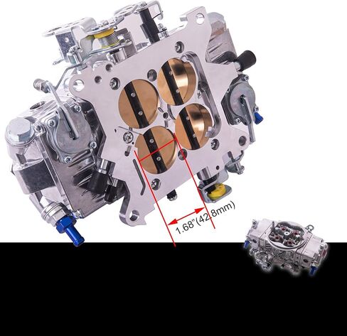 Performer 4 Barrel 4150 Carburetor Square Bore Carburetor Drag Race Annular Booster Double Pumper W/Choke Replacement For Holley 4150 Carburetors (650CFM) in Saudi Arabia