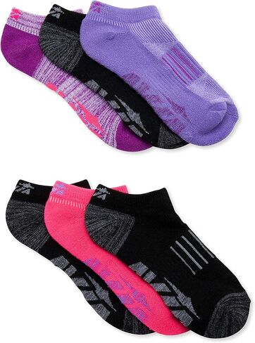 جوارب Avia Premium النسائية المكونة من 6 أزواج من Pro Tech 1/2 وسادة بدون عرض (مقاس الجورب 9-11؛ يناسب مقاس الحذاء 4-10) in Kuwait