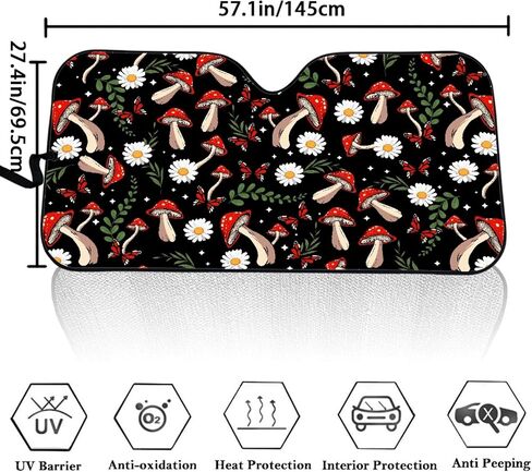 Labrador Retriever Car Windshield Sunshade, Automotive Interior Protection Sun Visor, Sun Heat Glare Rays Reflective Blocker, Vehicle Front Window Sunshade, Universal in Saudi Arabia