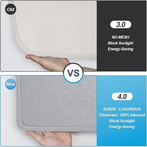 لطراز تسلا Y ظلة سقف فتحة سقف ظل ترقية 4.0 ملحقات 2024 2023 2022 2021 2020 (رمادي من جلد الغزال) in Kuwait