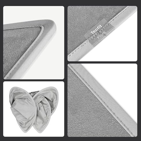 لطراز تسلا Y ظلة سقف فتحة سقف ظل ترقية 4.0 ملحقات 2024 2023 2022 2021 2020 (رمادي من جلد الغزال) in Kuwait