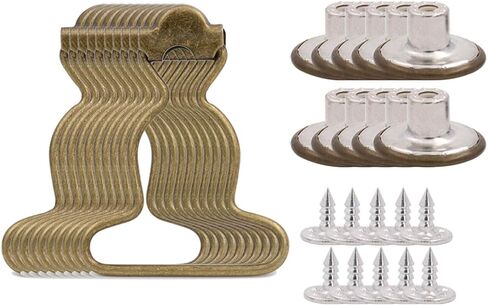 مشبك دنغري برونزي بعرض 1.25 بوصة من الداخل ومشبك تعليق عام مع زر لولبي in Kuwait