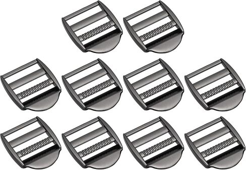 uxcell Metal Ladder Buckle Slider, Tri-Glider Metal Adjustable Buckles, for Webbing Backpack Strap in Saudi Arabia
