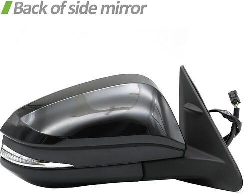 Driver Side Door Mirror Fit for 2014-2018 Toyota Highlander, Power Glass Door View Mirror with Heating Function & Turn Signal Left/Driver Side in Saudi Arabia
