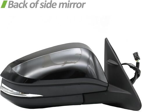 Driver Side Door Mirror Fit for 2014-2018 Toyota Highlander, Power Glass Door View Mirror with Heating Function & Turn Signal Left/Driver Side in Saudi Arabia