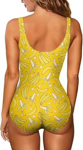 Women's Athletic One Piece Swimsuit Round Neck Tummy Control Bathing Suit Holiday Swimwear Plus Size Swimsuit 2XL in Saudi Arabia