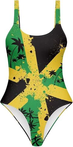 Women's Athletic One Piece Swimsuit Round Neck Tummy Control Bathing Suit Holiday Swimwear Plus Size Swimsuit 2XL in Saudi Arabia